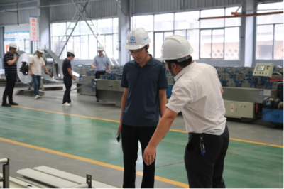 深化合作，共筑未來(lái) 新運(yùn)公司新加坡J150地鐵項(xiàng)目部調(diào)研鋼結(jié)構(gòu)制造分公司輕質(zhì)建筑材料制造